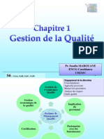 Chapitre 1 Gestion de La Qualité Séance 2 Direction Engagée Et Impliquée