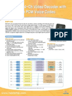 Low Power 4-Ch Video Decoder With 4-Ch PCM Voice Codec