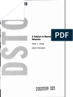 A Tutorial On Bayesian Belief Networks: Mark L. Krieg DSTO-TN-0403