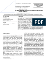 Research Article Utilization of Seawater As A Medium For Mass Production of Spirulina Platensis - A Novel Approach