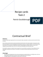 Recipe Cards Task 2 Pro-Forma