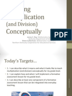 Teaching Multiplication and Division Conceptually Grades 3-5