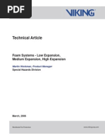 Foam Systems - Low Expansion, Medium Expansion, High Expansion