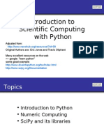 Intro To Scientific Computing With Python