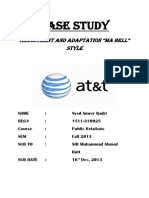 Case Analysis (AT&T Final) Anwer