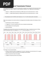 Philips RC5 Infrared Transmission Protocol: 05h 00101b 35h 110101b