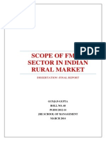 Scope of FMCG Sector in Rural India