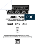 XDMR7700: Installation/Owner'S Manual