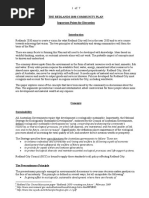 Redlands 2030 Community Plan - Points For Discussion - 2 May 09