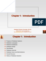 DataBase Systems 5th Edition, Silberschatz, Korth and Sudarshan - Chapter 1