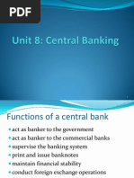 Unit 7 Central Banking - ESP Int'l Banking and Finance