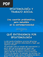 Epistemologia - Trabajo Social