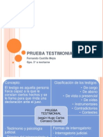 Prueba Testimonial