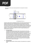 Fluid Mechanics - Type of Flowmeter