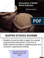 Market Price 6 Buffer Stocks Scheme