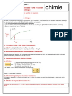 Lecon 2 Chimie Vitesse D Une Reaction Chimique