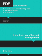 Reward Management and System