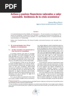 Activos y Pasivos Financieros Valorados A Valor Razonable.