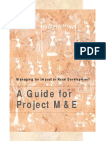 A Guide For Project M&E: Managing For Impact in Rural Development