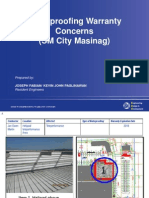 JAN OWEN - SMMS - Waterproofing Warranty Concerns