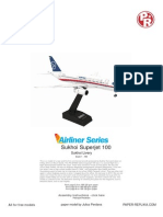 Sukhoi Superjet 100: Model: No. 0259/III/10