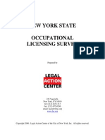 Occupational Licensing