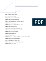 LSMW: SAP SD Tables