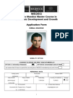 MEDEG Application Form