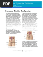 Management Bladder Incontinance