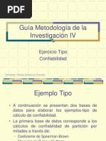 Ejercicios de Ejemplo en Confiabilidad