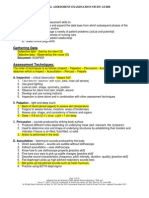 Physical Assessment Exam Study Guide