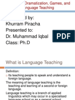 Drama in Language Teaching