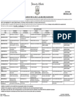 (592 TO 606) First Half - 2014 Programme of The T.E. (Sem.-V) (All Branches) Examinations