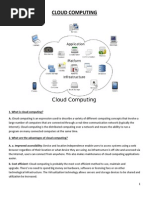 Cloud Computing - Notes