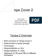 Tampa Cover 2: Patrick Kohtz Defensive Backs Coach Head Coach: Tom Potts Frankfort Senior High School