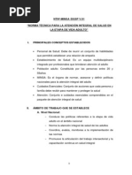 Norma Técnica para La Atención Integral de Salud en La Etapa de Vida