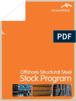 Offshore Structural Steel: Stock Program