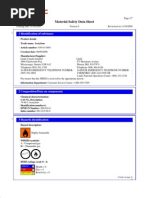 Material Safety Data Sheet: 1 Identification of Substance