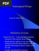 Antianginal Drugs: Claro M. Isidro M.D