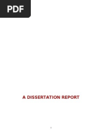 A Dissertation Report