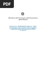 Guida Test Architettura 2014