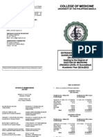 UP-CollegeofMed Admission Brochure (2014-2015)