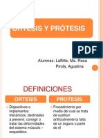 Ortesis y Protesis