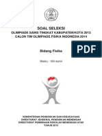 Soal Pembahasan OSN Kabupaten Fisika 2013 PDF