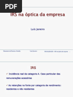 Slides Sobre IRS Na Óptica Da Empresa