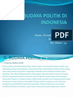 Budaya Politik Di Indonesia