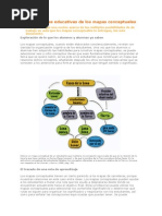 Aplicaciones Educativas de Los Mapas Conceptuales