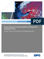 DFG Position Paper On Future Eu Funding 110321 PDF