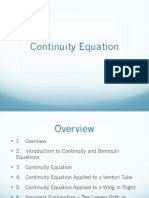 Continuity Equation