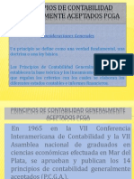 4o. Principios de Contabilidad Generalmente Aceptados PCGA